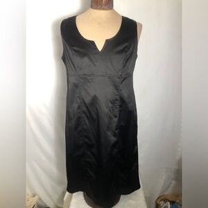 Womens Black Satin Dress. Reitmans. Size 13.